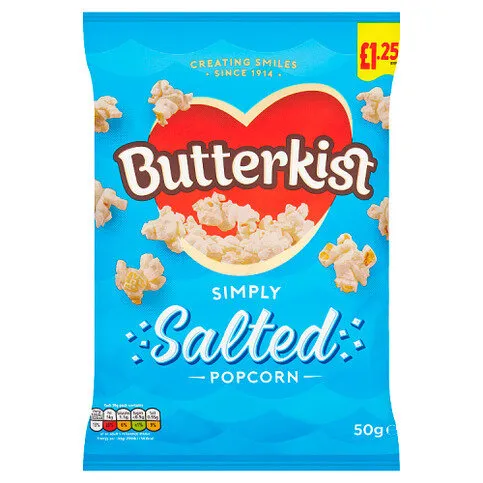 Butterkist Simply Salted Popcorn 50g