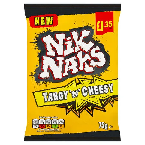 Nik Naks Tangy 'N' Cheesy Flavour 75g