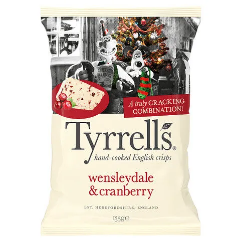 Tyrrells Wensleydale & Cranberry 135g