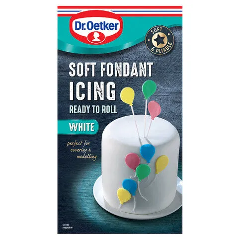 Dr. Oetker Ready to Roll White Soft Fondant Icing 454g
