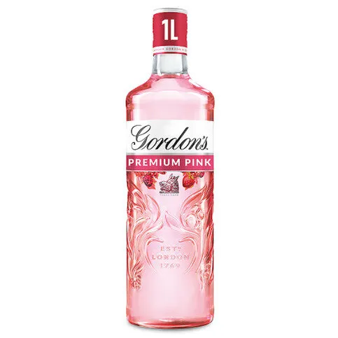 Gordon's Premium Pink Flavoured Gin 35% vol 1L Bottle