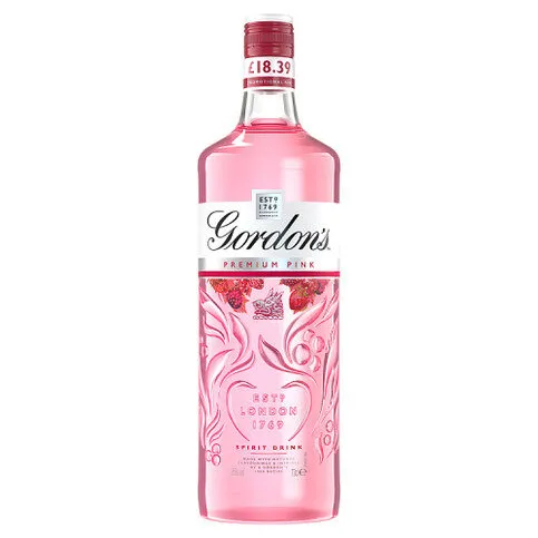 Gordon's Premium Pink Flavoured Gin Based Spirit Drink 35% vol 70cl 18.39 PMP