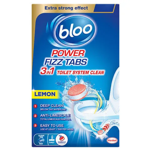 Bloo Power Lemon Fizz Tabs 8 x 22.5g (180g)