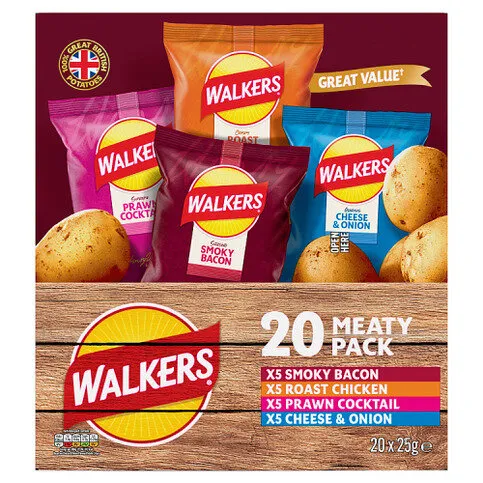 Walkers Meaty Pack 20 x 25g