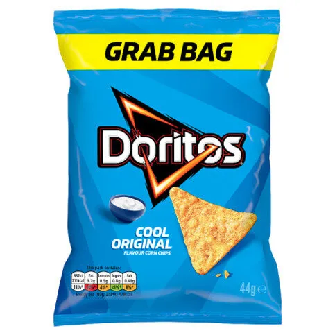 Doritos Cool Original Crisps Grab Bag Tortilla Chips 44g