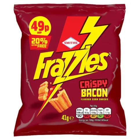 Smiths Frazzles Bacon Crisps 41g