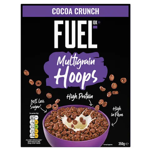 FUEL10K Multigrain Hoops Cocoa Crunch 350g