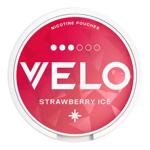 Velo Strawberry Ice  Nicotine Pouches 10mg
