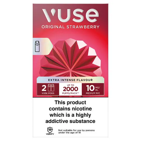 Vuse Pod (2) Original Strawberry vPro 10mg/ml