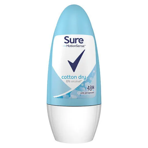 SURE ROLL ON COTTON DRY 50ML