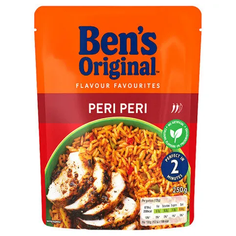 Bens Original Peri Peri Microwave Rice 250g