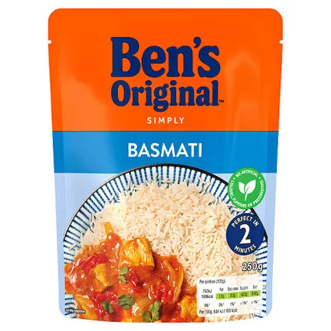 Bens Original Basmati Microwave Rice 250g