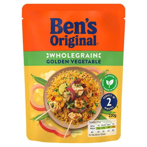 Ben's Original Wholegrain Golden Vegetable 220g