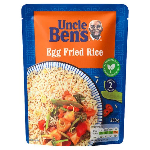 Uncle Bens Egg Fried Microwave Rice 250g