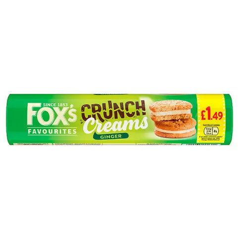 Fox's Ginger Crunch Creams 200g