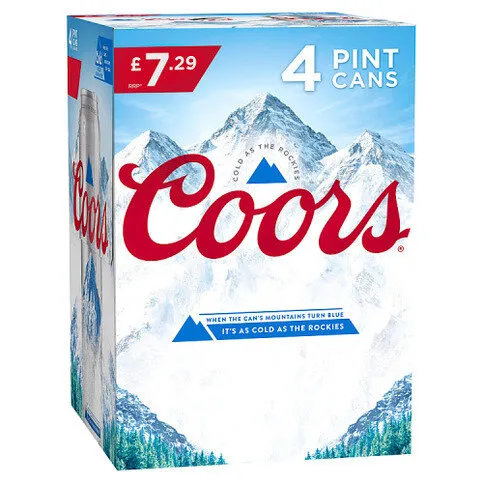 Coors 4 x 568ml