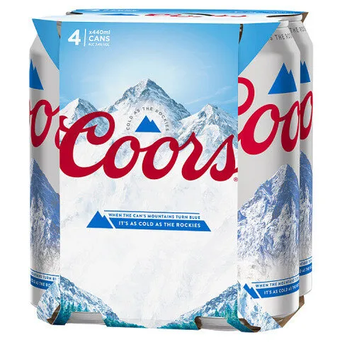 Coors 4 x 440ml