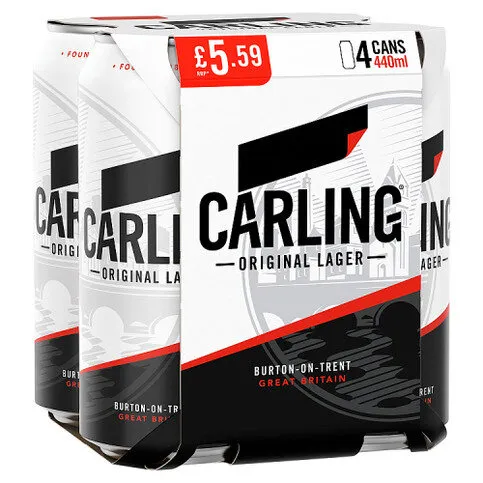 Carling Original Lager 4 x 440ml