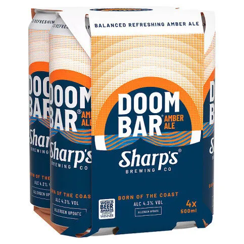 Sharp's Brewing Co Doom Bar Amber Ale 4 x 500ml
