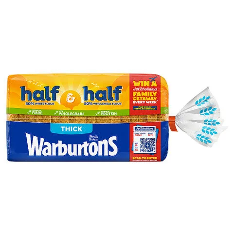 Warburtons Half & Half Thick 800g (401363)