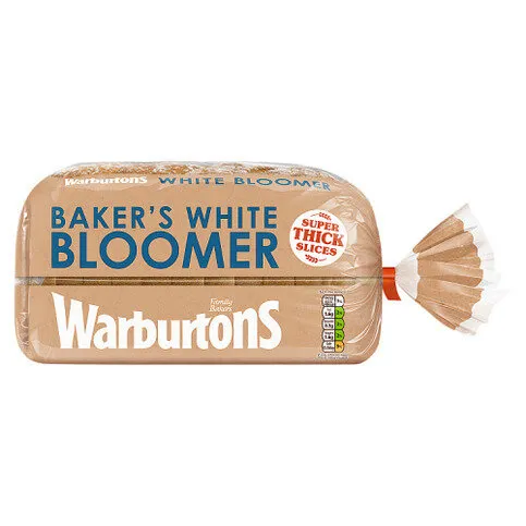 Warburtons Baker's White Bloomer 800g