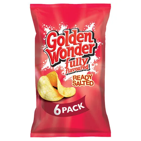 Golden Wonder Ready Salted 6 x 25g