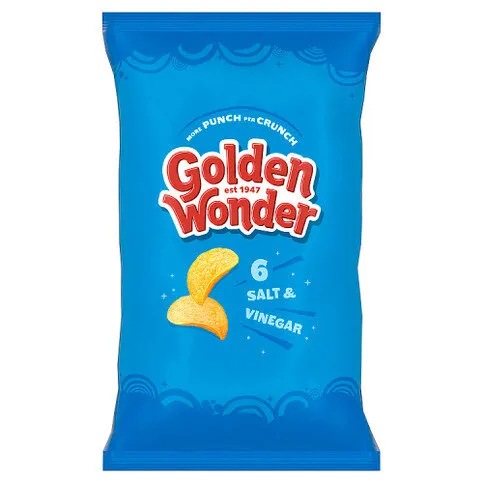 Golden Wonder Salt & Vinegar 6 x 25g