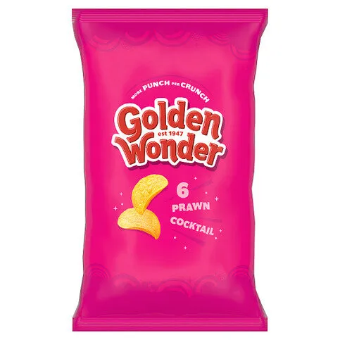 Golden Wonder Prawn Cocktail 6 x 25g