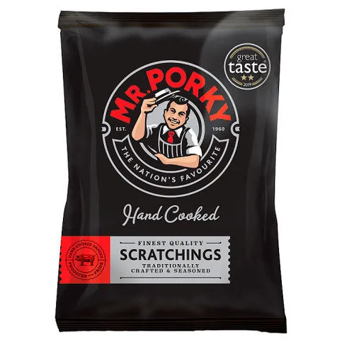 Mr. Porky Hand Cooked Scratchings 40g