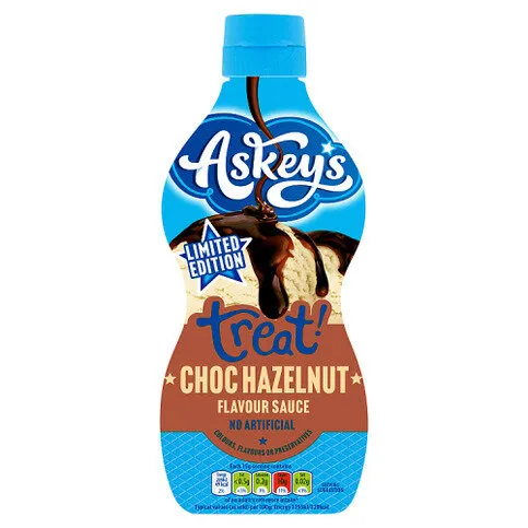 Askeys Limited Edition Treat! Choc Hazelnut Flavour Sauce 325g
