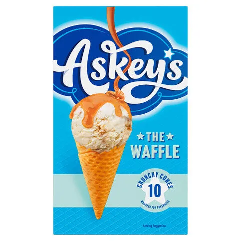 Askey's 10 The Waffle Crunchy Cones