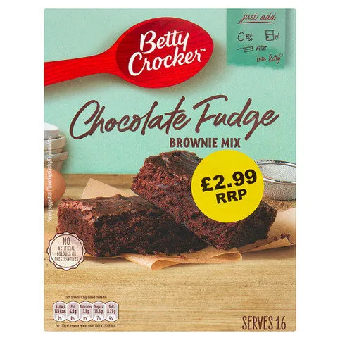 Betty Crocker Chocolate Fudge Brownie Mix 415g