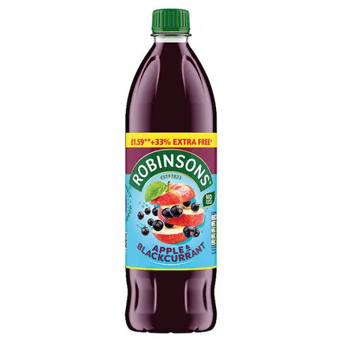 Robinsons Apple & Blackcurrant 750ml
