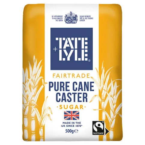 Tate & Lyle Fairtrade Pure Cane Caster Sugar 500g