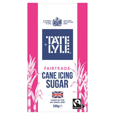 Tate & Lyle Fairtrade Cane Icing Sugar 500g