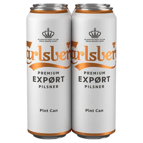 Carlsberg Export Lager Beer 4 x 568ml Pint Cans