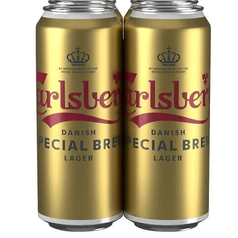 Carlsberg Special Brew Strong Lager Beer 4 x 500ml Cans