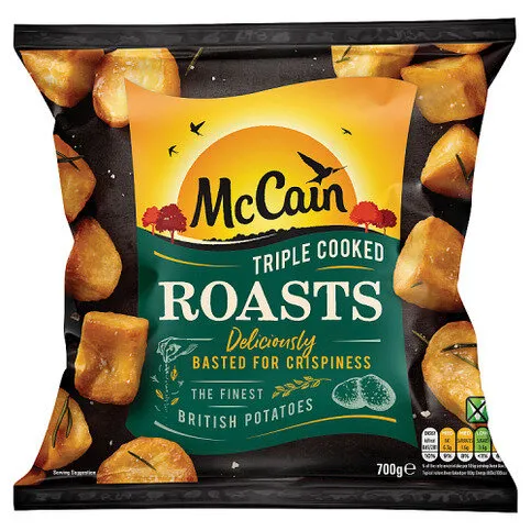 McCain Triple Cooked Roasts 700g - Frozen Food