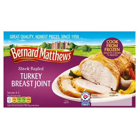 Bernard Matthews Stock Basted Turkey Breast Joint 800g