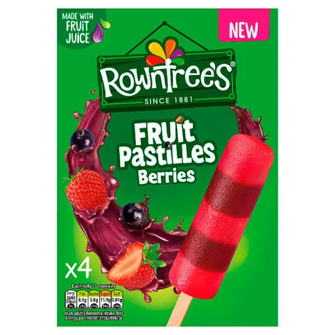 Rowntree's Fruit Pastilles Berries 260ml (4 x 65ml)