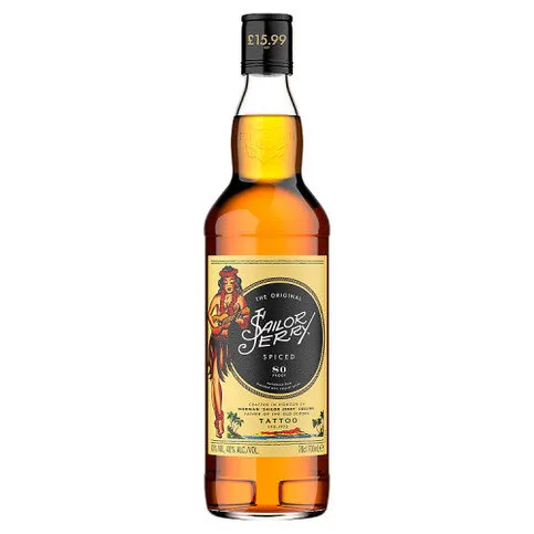 Sailor Jerry The Original Spiced Caribbean Rum PMP 70cl