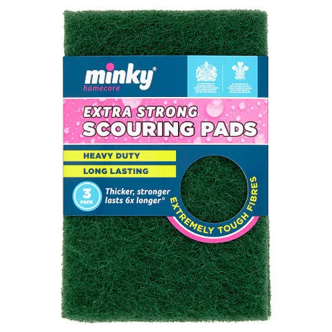 Minky Homecare 3 Extra Strong Scouring Pads
