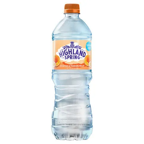 Highland Spring Orange & Passion Fruit Still Spring Water 750ml
