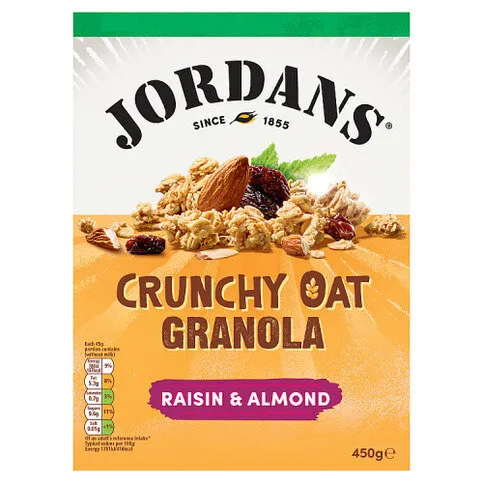 Jordans Raisin & Almond Crunchy Oat Granola 450g