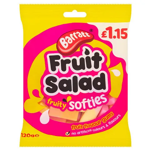 Barratt Fruit Salad Fruity Softies 120g