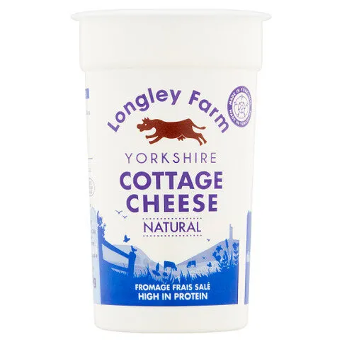 Longley Farm Yorkshire Cottage Cheese Natural 250g