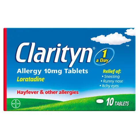Clarityn Allergy 10mg Tablets 10 Tablets