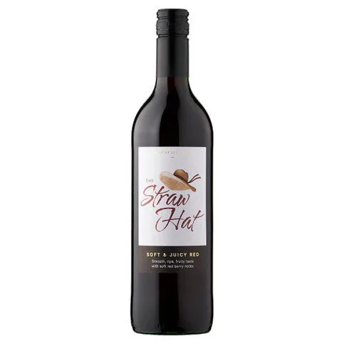 The Straw Hat Soft & Juicy Red 75cl