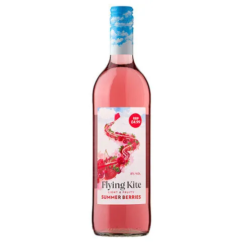Flying Kite Summer Berries 75cl