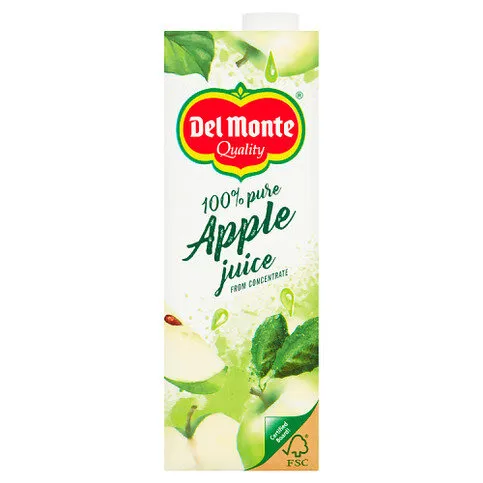 Del Monte 100% Pure Apple Juice from Concentrate 1L
